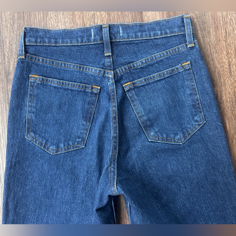ABERCROMBIE & FITCH 90s Straight Ultra High Rise Jeans Minimalist Capsule Sz 25 - Picture 11 of 14